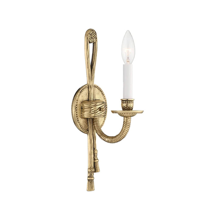Lola Collection - Polished Brass Wall Sconce - H:38cm