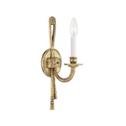Lola Collection - Polished Brass Wall Sconce - H:38cm