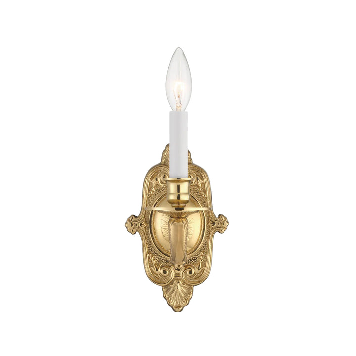 Lola Collection - Polished Brass Wall Sconce - H:25cm