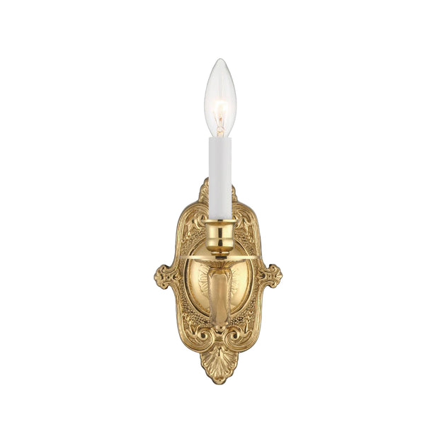Lola Collection - Polished Brass Wall Sconce - H:25cm