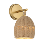 Mace Collection - Wall Sconce - Rattan