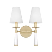 Brinkley Collection - Wall Light - Satin Brass - 2 Lights