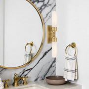 Jarvis 2 Lights Wall Sconce - Aged Brass