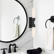 Jarvis 2 Lights Wall Sconce - Black