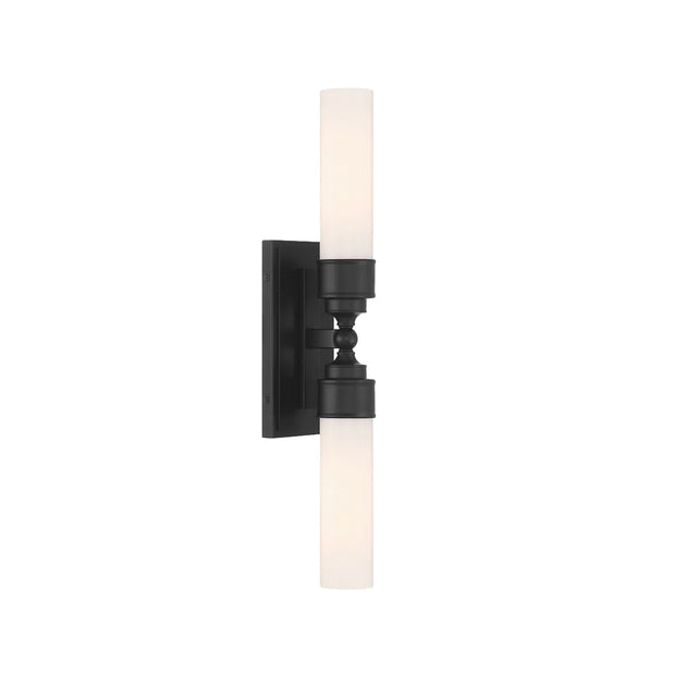 Jarvis 2 Lights Wall Sconce - Black