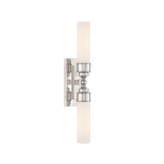 Jarvis 2 Lights Wall Sconce - Polished Nickel