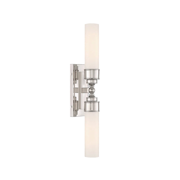 Jarvis 2 Lights Wall Sconce - Polished Nickel