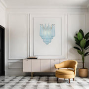 Libby Collection - 2 Lights Wall Sconce - Blue