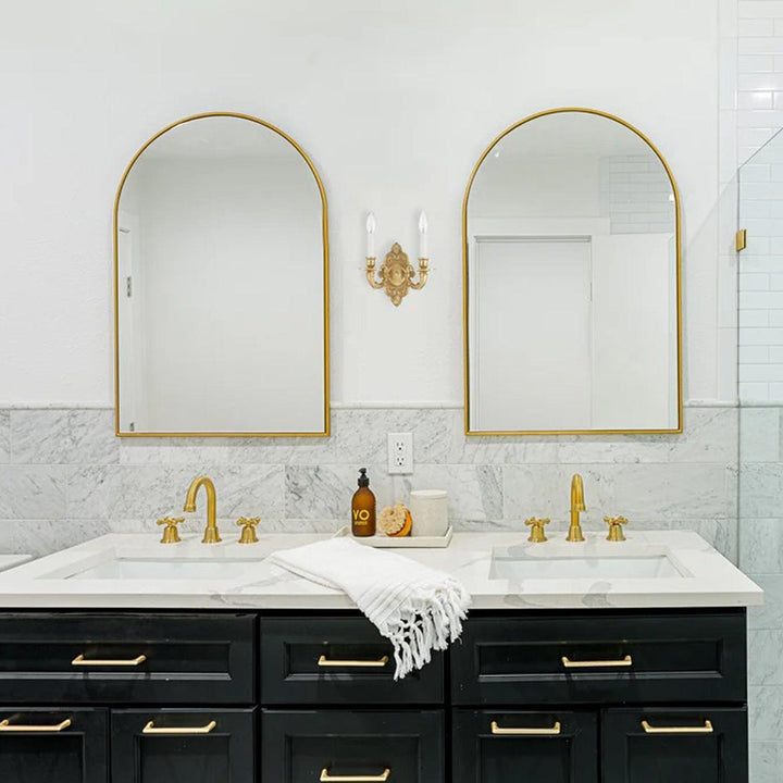 Lola Collection - Polished Brass 2 Lights Wall Sconce - H:25cm