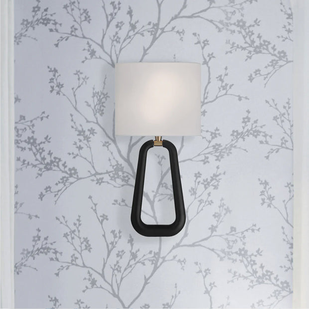 Jori Collection - 2 Lights Sconce - Black