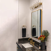 Capri Collection - Aged Brass Horizontal Wall Sconce