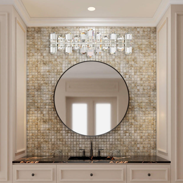Capri Collection - Polished Nickel Horizontal Wall Sconce