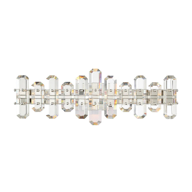 Capri Collection - Polished Nickel Horizontal Wall Sconce