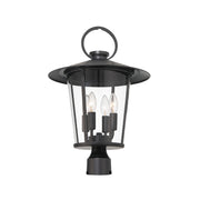 Glace Collection - Matte Black Outdoor Lamp - 4 Lights