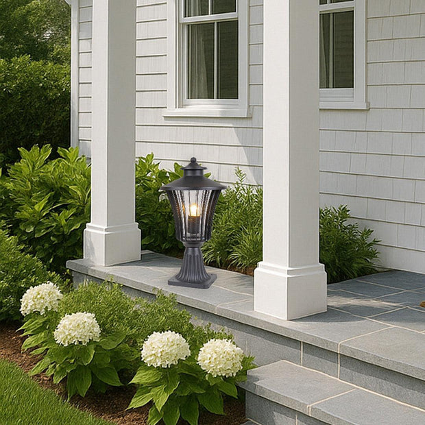 ArborLux Collection Outdoor Post Top - Black