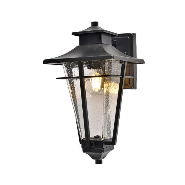 Vista Collection Outdoor Wall Sconce - Black