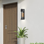 Noctra Collection Outdoor Wall Sconce - 1 Light - Black