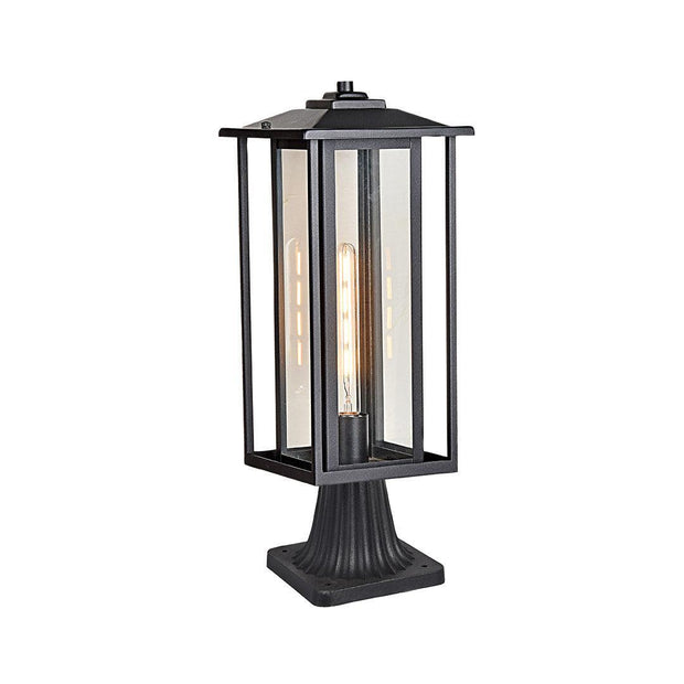 Verano Collection Outdoor Post Top - Black
