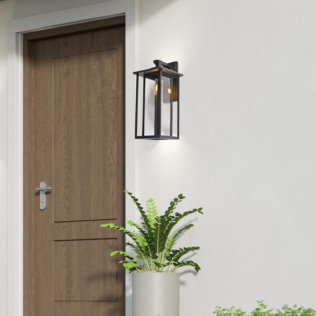 Verano Collection - Outdoor Wall Sconce - Black H:40cm
