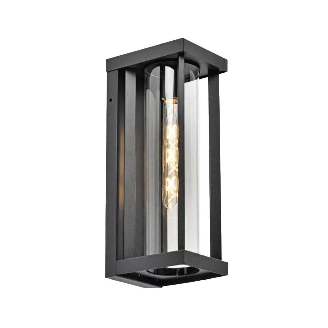 Castro Outdoor Wall Sconce - 1 Light - Black - Designer Chandelier Australia