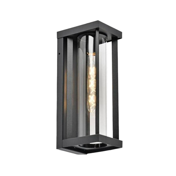 Castro Outdoor Wall Sconce - 1 Light - Black