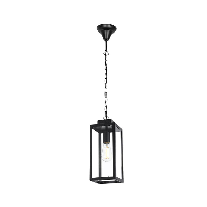 Lantra Collection Outdoor Pendant - 1 Light - Black