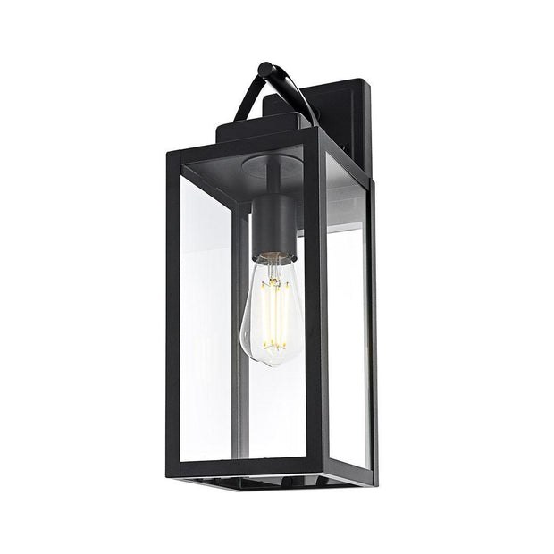 Lantra Collection Outdoor Wall Sconce - 1 Light - Black