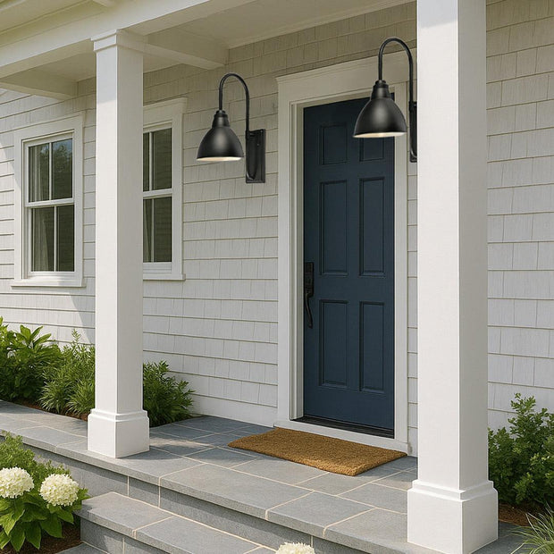 Brimly Collection Outdoor Wall Sconce - Black