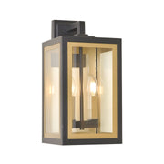Kindra Collection Outdoor Wall Sconce - 2 Lights - Black