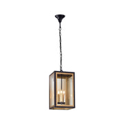 Kindra Collection Outdoor Pendant - 3 Lights - Black