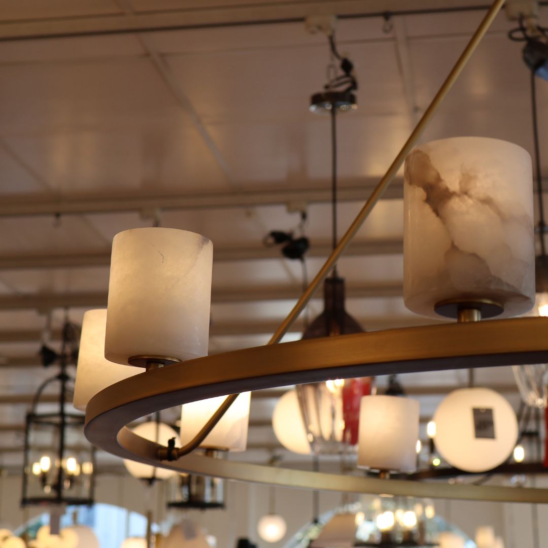 Hulton Collection - 12 Light Chandelier - Satin Brass