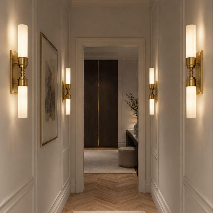 Jarvis 2 Lights Wall Sconce - Aged Brass