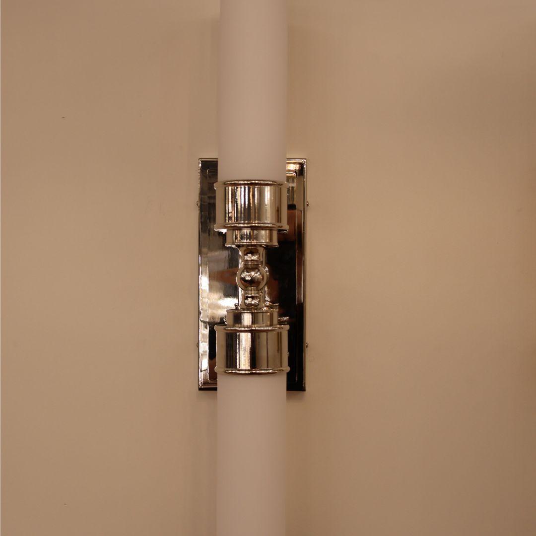 Jarvis 2 Lights Wall Sconce - Polished Nickel