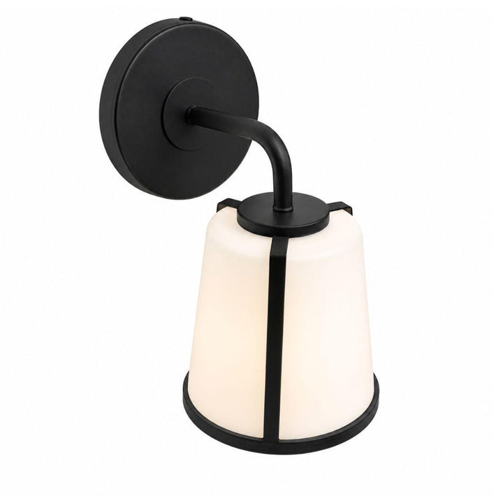 Kendal Collection - Wall Sconce - Matte Black Frame