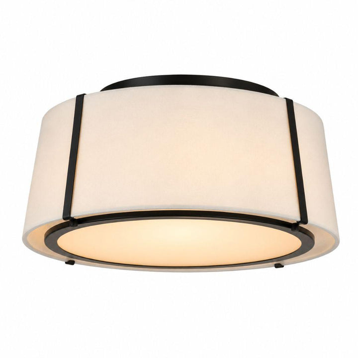 Kendal Collection - Flush Mount Chandelier- Matte Black - W:46cm