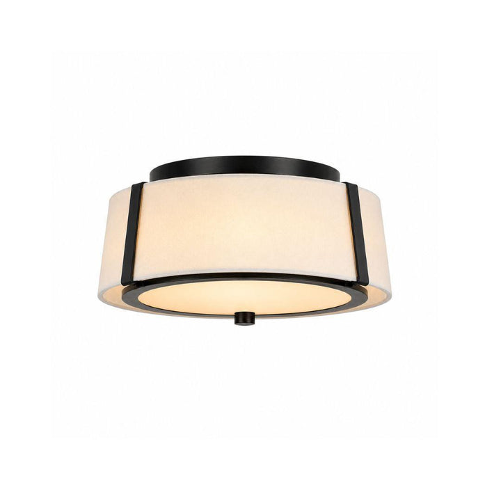 Kendal Collection - Flush Mount Chandelier- W:31cm - Matte Black Frame