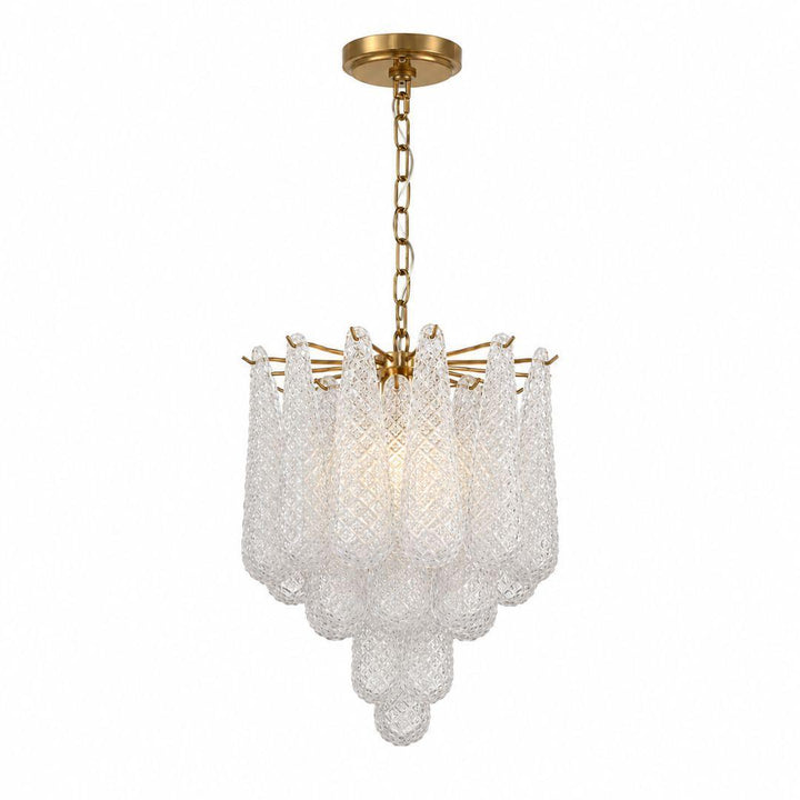 Libby Collection - 4 Lights Pendant - Clear