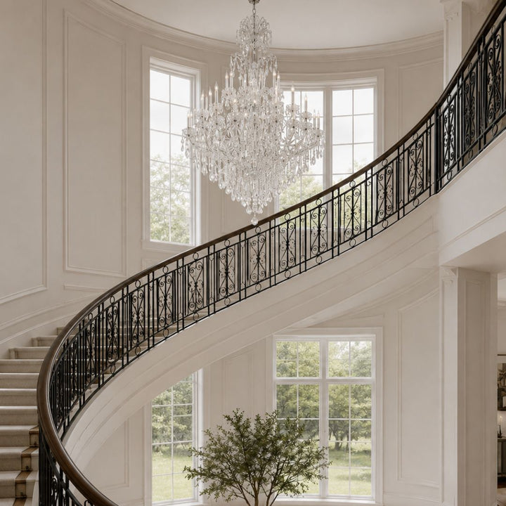 Maria Theresa Crystal Chandelier Royal 60 Light - Chrome