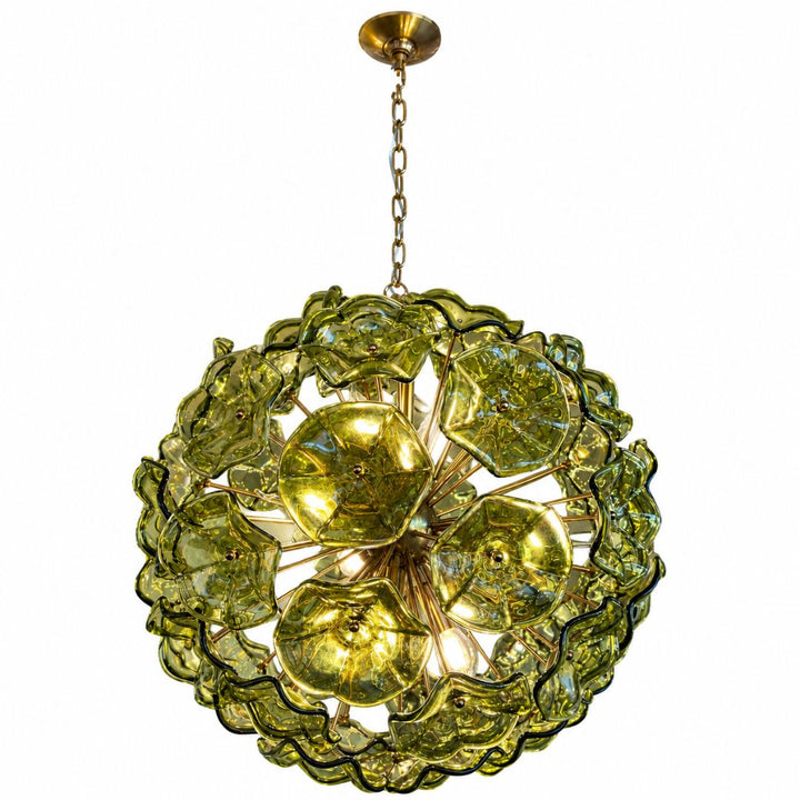 Marselle 9 Lights Pendant - Green