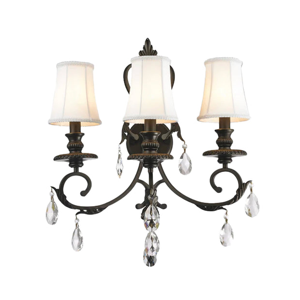 ARIA - Hampton Triple Arm Wall Sconce - Dark Bronze