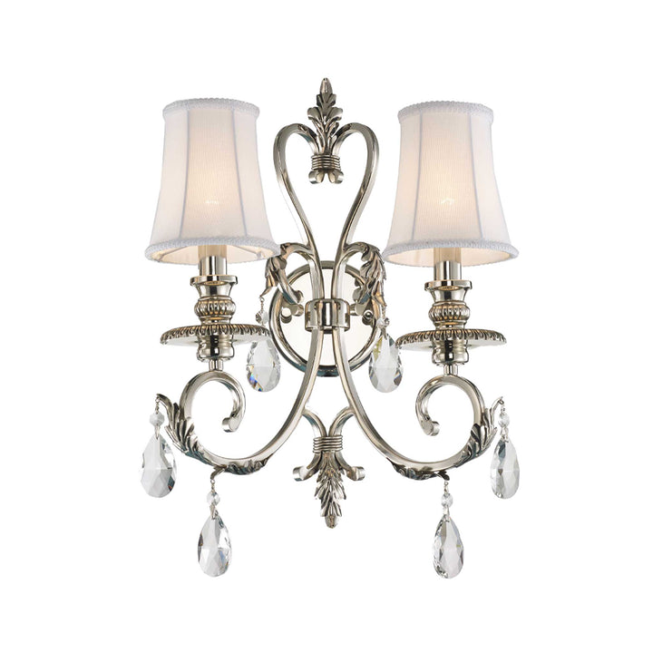 ARIA - Hampton Double Arm Wall Sconce - Nickel Plated - Designer Chandelier Australia