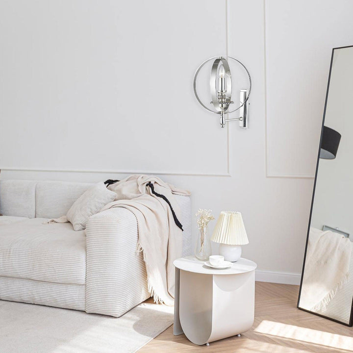 Hampton Orb - Wall Sconce - Silver Plated - Designer Chandelier Australia