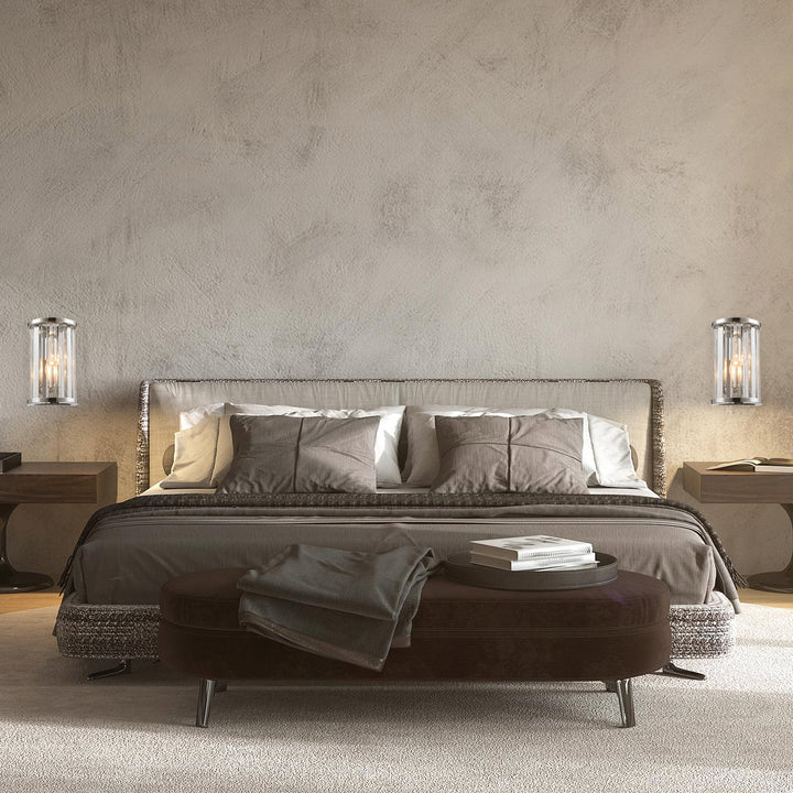 NewYork Oasis Wall Sconce - Clear - Height 22cm