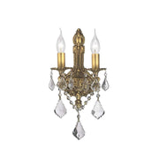 AMERICANA 2 Light Wall Sconce - Edwardian - Brass Finish