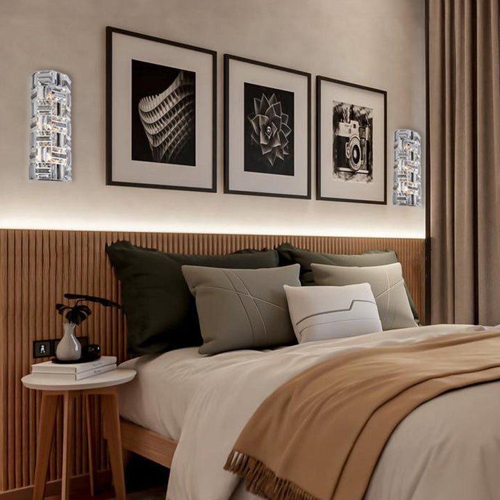 Aurora - NewYork Wall Sconce - Height:56cm - Chrome