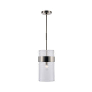 Provincial Collection - Single Light - Rod Suspension - Polished Nickel