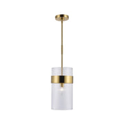 Provincial Collection - Single Light - Rod Suspension - Brass