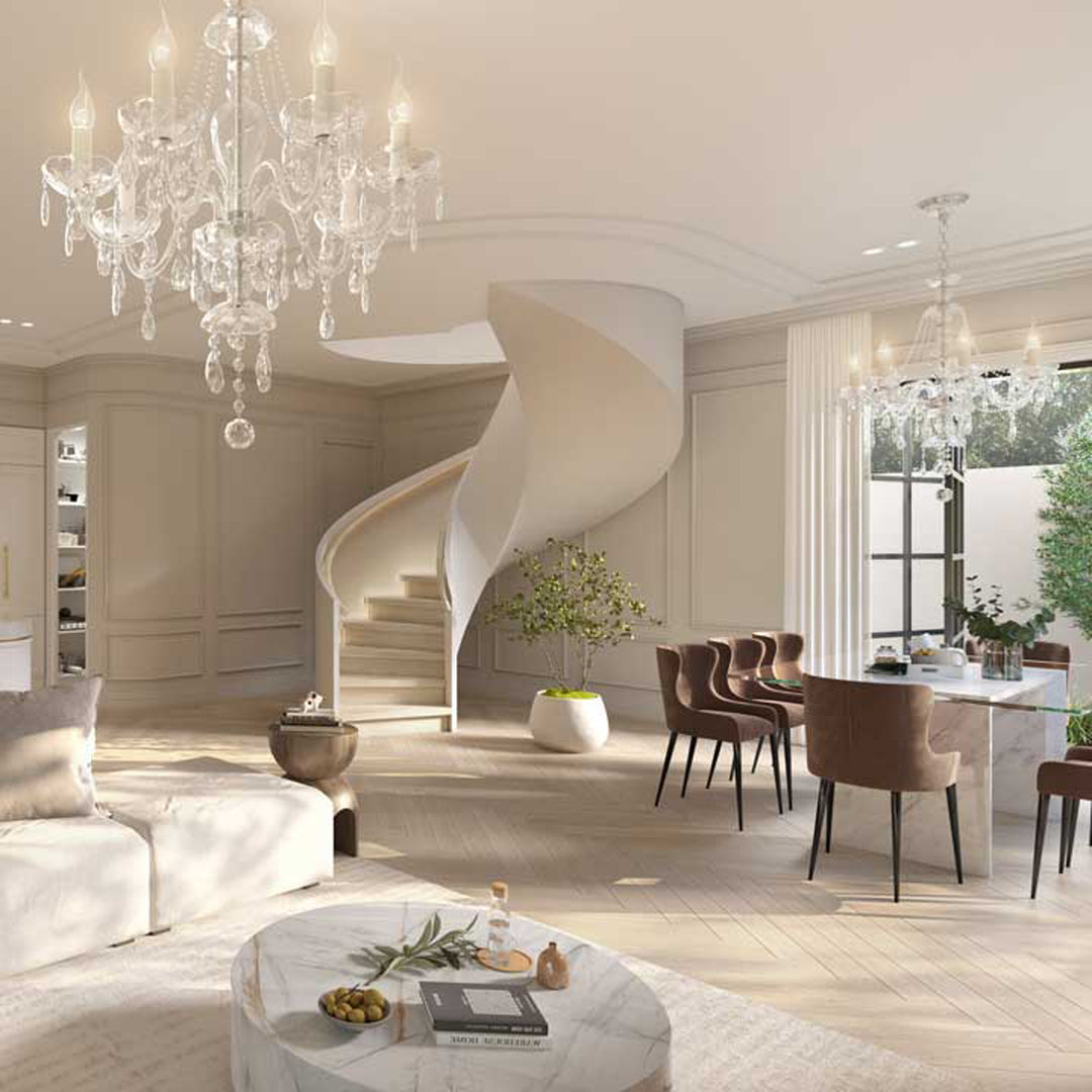 Bohemian Brilliance 7 Arm Crystal Chandelier- CHROME