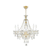 Bohemian Brilliance 7 Arm Crystal Chandelier- GOLD