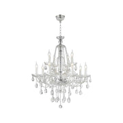 Bohemian Brilliance 12 Arm Crystal Chandelier- CHROME